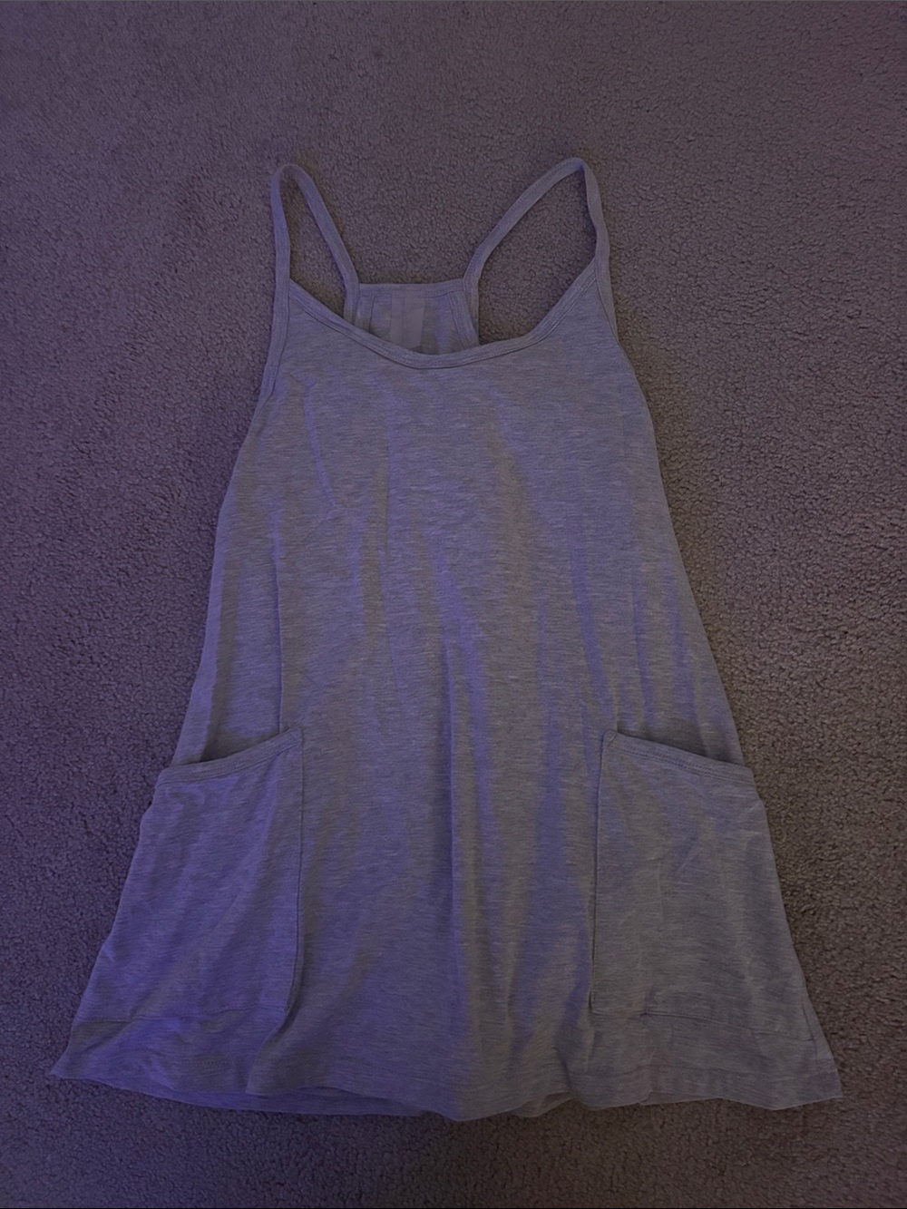 Light Gray AS Romper Dress